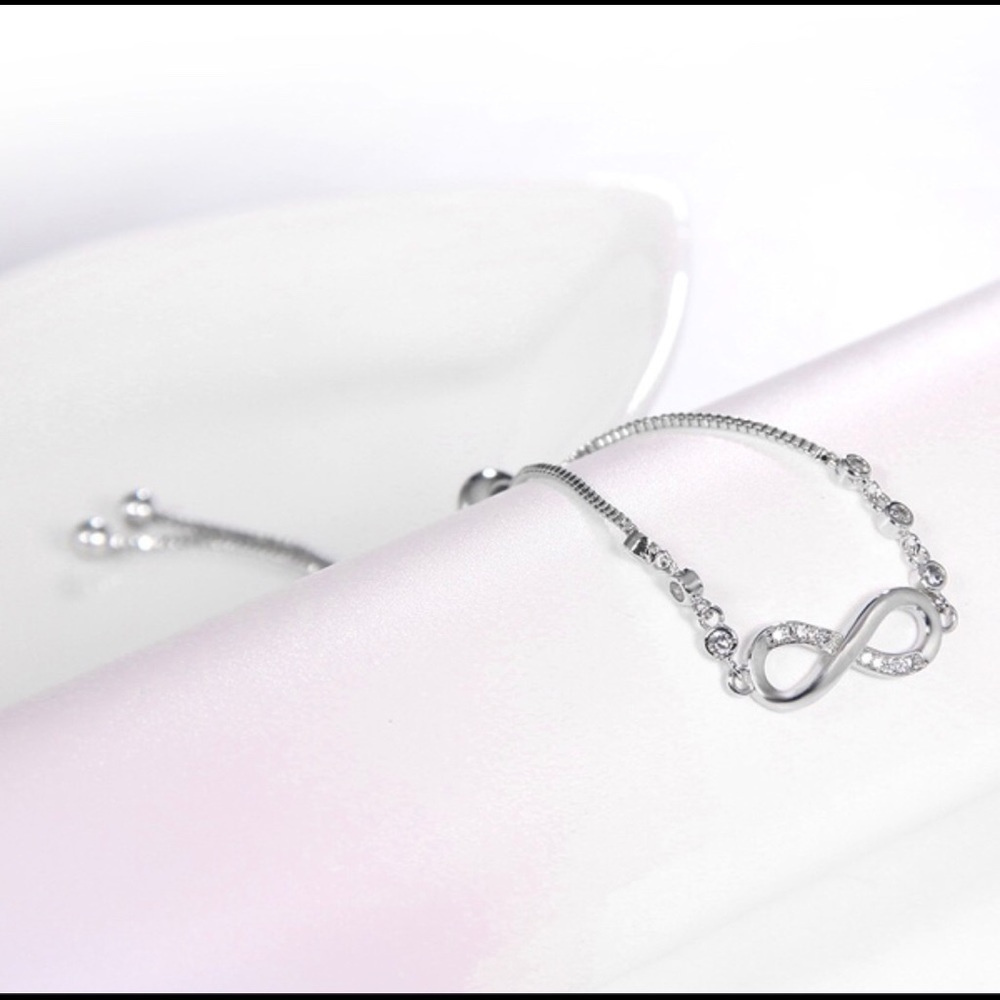 π₯π₯ Silver Infinity Adjustable Bracelet π₯π₯ - Picture 7 of 7